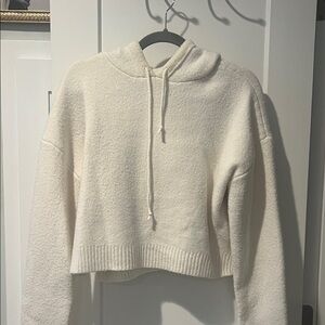 Cozy White Hoodie Sweater